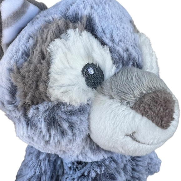 Aurora Ebba Cuddlers Lovster Rocky Raccoon Plush Lovie Security Blanket 16” Soft - Picture 5 of 7